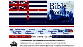 What Bibleprotector.com website looked like in 2016 (8 years ago)