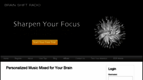 What Brainshiftradio.com website looked like in 2016 (8 years ago)