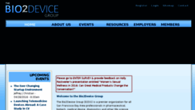 What Bio2devicegroup.org website looked like in 2016 (8 years ago)