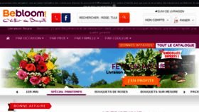 What Bebloom.fr website looked like in 2016 (8 years ago)