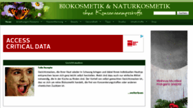 What Biokosmetik-konservierungsstoffe.de website looked like in 2016 (8 years ago)
