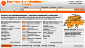 What Business-branchenbuch.ch website looked like in 2016 (8 years ago)