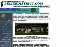What Belizedistrict.com website looked like in 2016 (7 years ago)