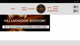 What Babbopizzeria.com website looked like in 2016 (7 years ago)
