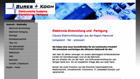 What Bures-koch.de website looked like in 2016 (8 years ago)