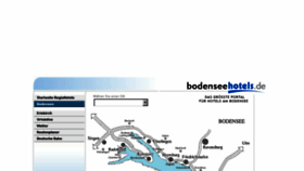 What Bodenseehotels.de website looked like in 2016 (8 years ago)