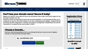 What Brasnic.com website looked like in 2016 (8 years ago)