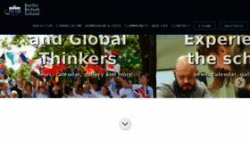 What Berlinbritishschool.de website looked like in 2016 (8 years ago)