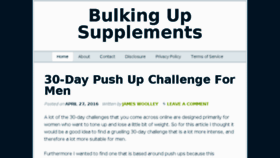 What Bulkingupsupplements.com website looked like in 2016 (7 years ago)
