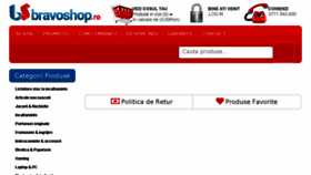 What Bravoshop.ro website looked like in 2016 (7 years ago)