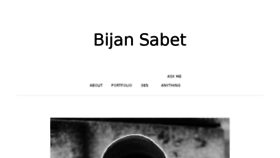 What Bijansabet.com website looked like in 2016 (8 years ago)