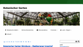 What Botanischer-garten.org website looked like in 2016 (8 years ago)