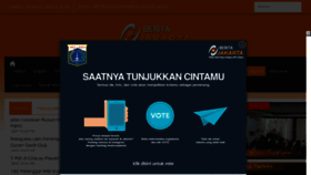 What Beritajakarta.com website looked like in 2016 (7 years ago)