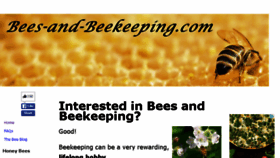 What Bees-and-beekeeping.com website looked like in 2016 (8 years ago)