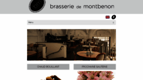 What Brasseriedemontbenon.ch website looked like in 2016 (8 years ago)