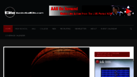 What Basketballelite.com website looked like in 2016 (8 years ago)