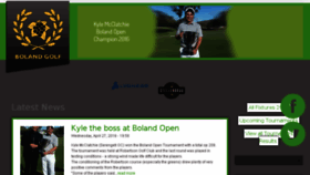 What Bolandgolf.co.za website looked like in 2016 (7 years ago)