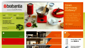 What Brabantia.pl website looked like in 2016 (8 years ago)