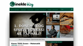 What Blog.inekle.com website looked like in 2016 (8 years ago)