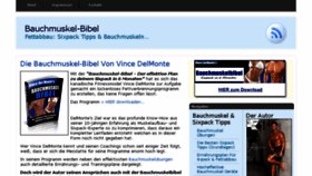 What Bauchmuskel-bibel.de website looked like in 2016 (7 years ago)