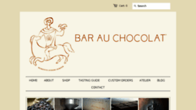 What Barauchocolat.com website looked like in 2016 (7 years ago)