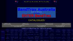 What Bandtrax.com website looked like in 2016 (7 years ago)