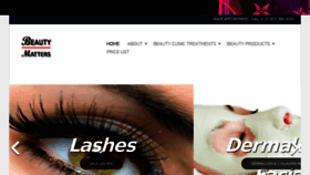 What Beautymattersplk.co.za website looked like in 2016 (8 years ago)