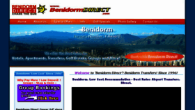 What Benidormdirect.com website looked like in 2016 (7 years ago)