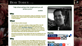 What Bobtobey.com website looked like in 2016 (8 years ago)