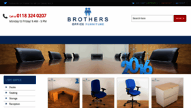 What Brothersofficefurniture.co.uk website looked like in 2016 (8 years ago)