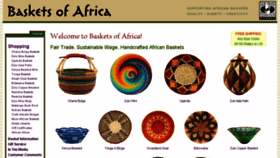 What Basketsofafrica.com website looked like in 2016 (7 years ago)