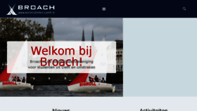 What Broach.nl website looked like in 2016 (8 years ago)