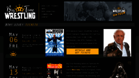 What Big-time-wrestling.com website looked like in 2016 (8 years ago)