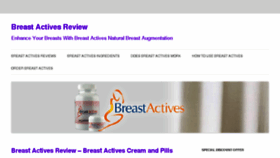 What Breast-actives.net website looked like in 2016 (8 years ago)