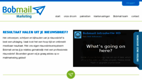What Bobmail.nl website looked like in 2016 (7 years ago)