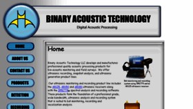 What Binaryacoustictech.com website looked like in 2016 (7 years ago)