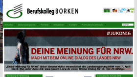 What Berufskolleg-borken.de website looked like in 2016 (8 years ago)