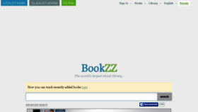 What Bookzz.org website looked like in 2016 (7 years ago)