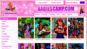 What Babiescamp.com website looked like in 2016 (8 years ago)