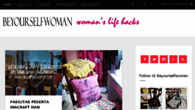 What Beyourselfwoman.com website looked like in 2016 (8 years ago)