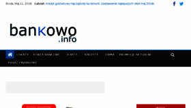 What Bankowo.info website looked like in 2016 (7 years ago)