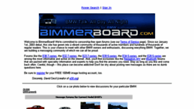 What Bimmerboard.com website looked like in 2016 (7 years ago)