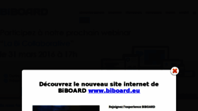 What Biboard.fr website looked like in 2016 (8 years ago)