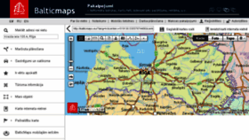 What Balticmaps.lv website looked like in 2016 (7 years ago)