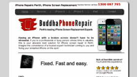 What Buddhaiphonerepair.com website looked like in 2016 (8 years ago)