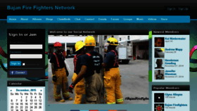 What Bajanfirefighters.org website looked like in 2016 (7 years ago)