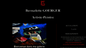 What Bernadette-goerger.com website looked like in 2016 (7 years ago)