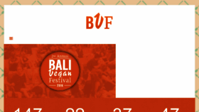What Baliveganfestival.com website looked like in 2016 (8 years ago)