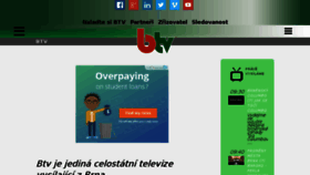 What B-tv.cz website looked like in 2016 (7 years ago)