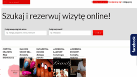 What Beautyboom.pl website looked like in 2016 (8 years ago)